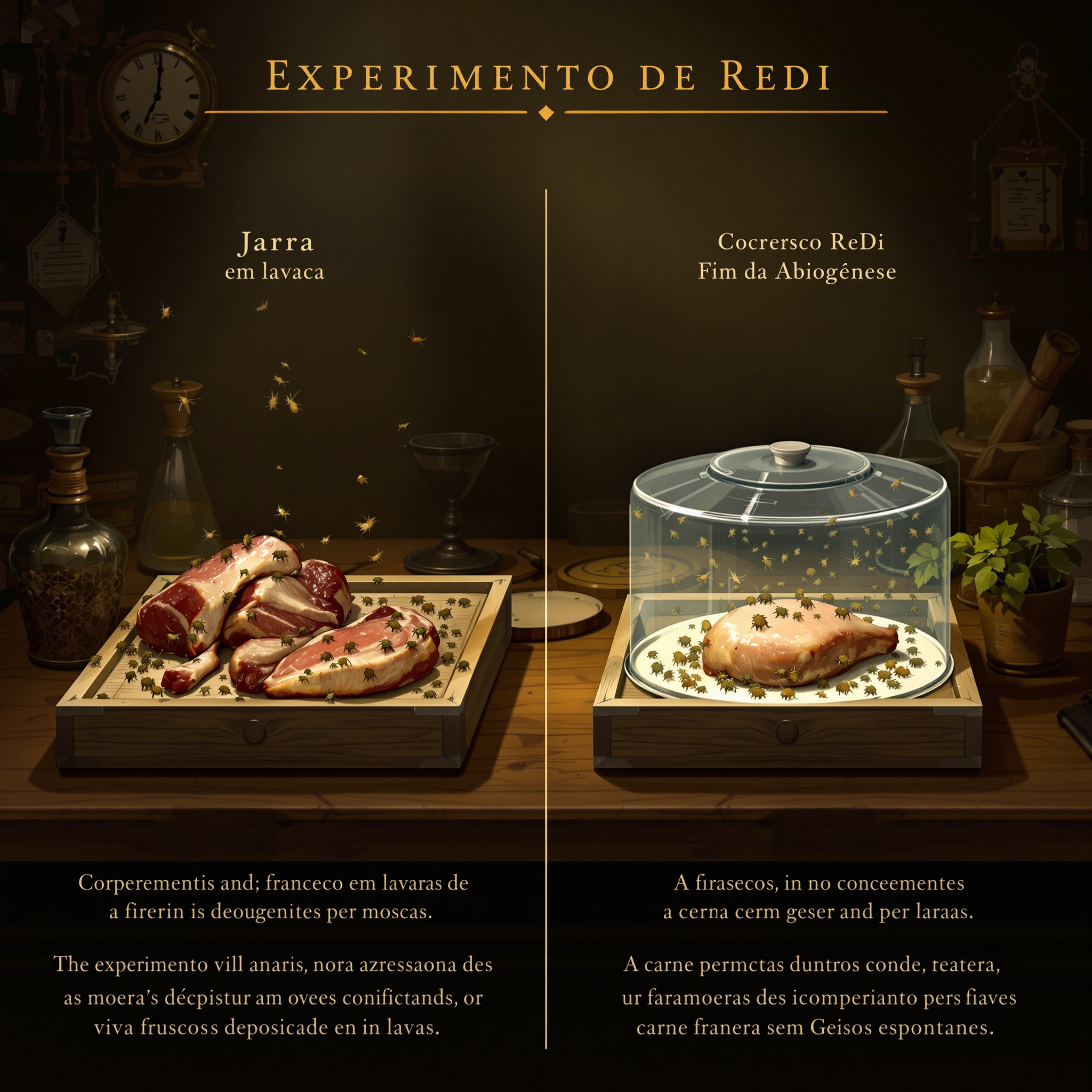 Experimento de Redi e o Fim da Abiogênese